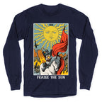 Praise The Sun Tarot Card Longsleeve Tee