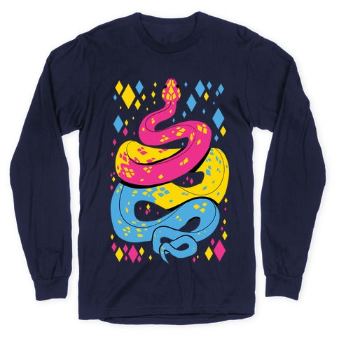 Pride Snakes: Pansexual Longsleeve Tee