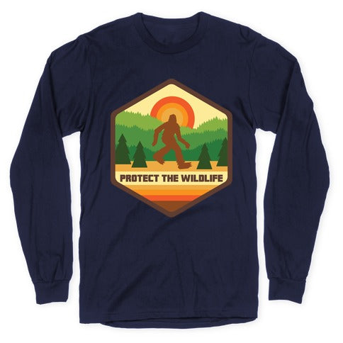 Protect The Wildlife (Bigfoot) Longsleeve Tee