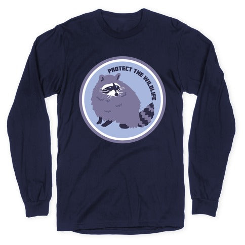 Protect the Wildlife (Raccoon) Longsleeve Tee