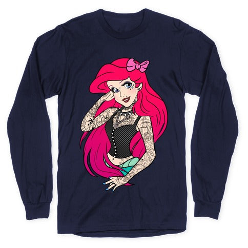Punk Ariel Parody Longsleeve Tee