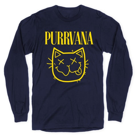 Purrvana Longsleeve Tee