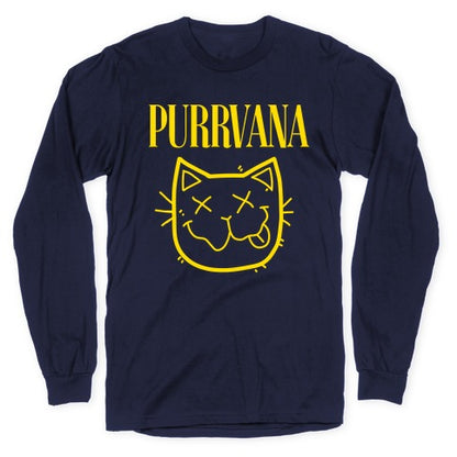 Purrvana Longsleeve Tee