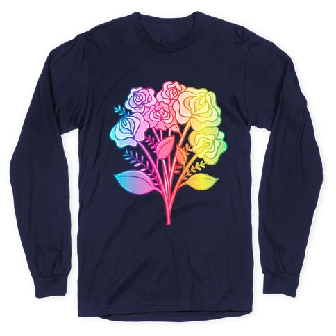 Rainbow Vulva Bouquet Longsleeve Tee