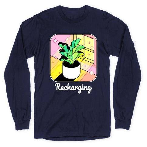 Recharging Plant Longsleeve Tee