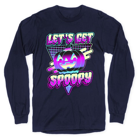 Retrowave Let's Get Spoopy Longsleeve Tee