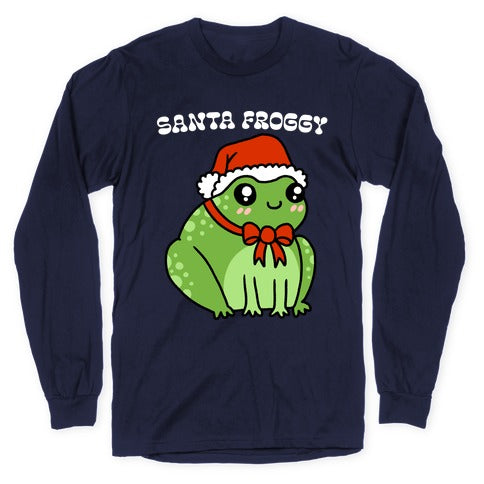 Santa Froggy Longsleeve Tee
