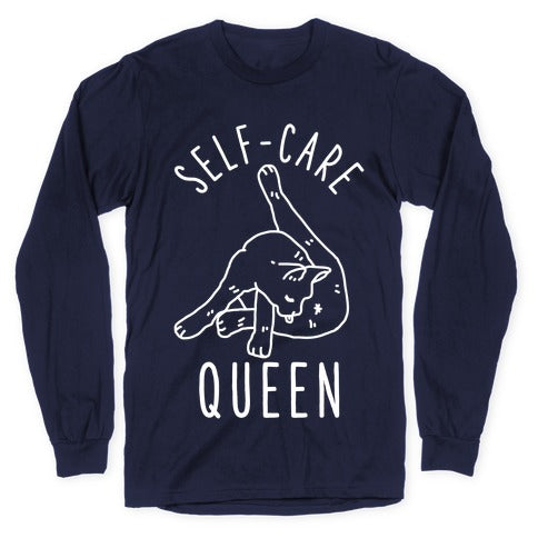 Self-Care Cat Longsleeve Tee