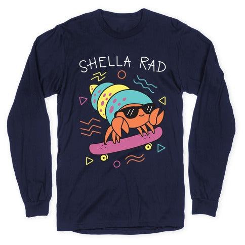 Shella Rad Crab Longsleeve Tee