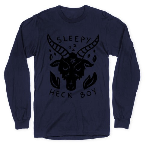 Sleepy Heck Boy Satan Longsleeve Tee