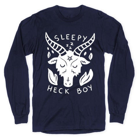 Sleepy Heck Boy Satan Longsleeve Tee