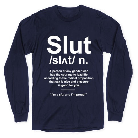Slut Definition Longsleeve Tee