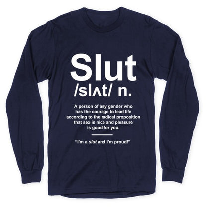Slut Definition Longsleeve Tee