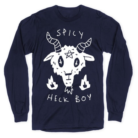 Spicy Heck Boy Satan Longsleeve Tee