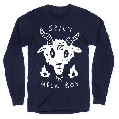 Spicy Heck Boy Satan Longsleeve Tee