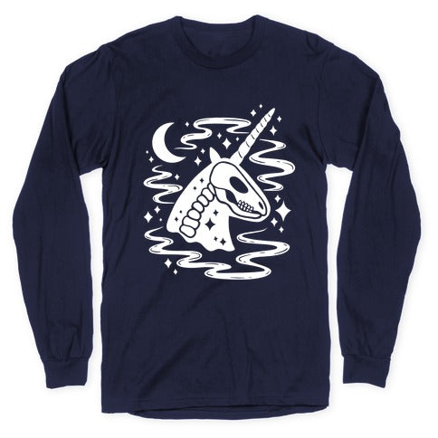 Spooky Ghost Unicorn Longsleeve Tee