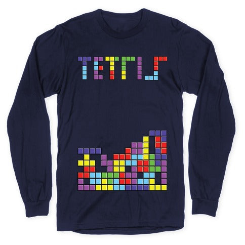 Tetris: Best Game Of All TIme Longsleeve Tee