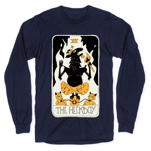 The Heckboy Tarot Card Longsleeve Tee