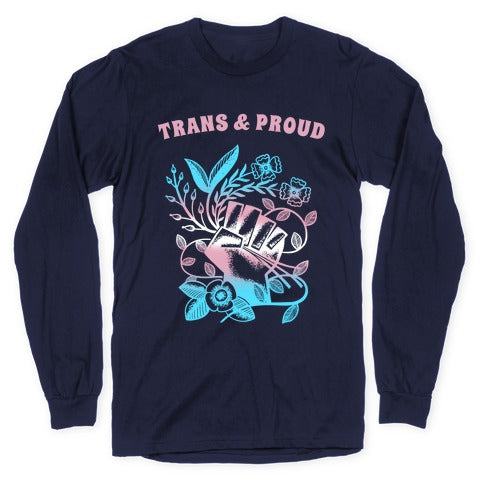 Trans & Proud Longsleeve Tee