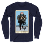 Two of Mittens (Bernie Tarot Parody) Longsleeve Tee