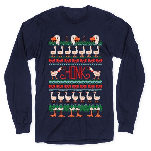 Ugly Goose Sweater Longsleeve Tee
