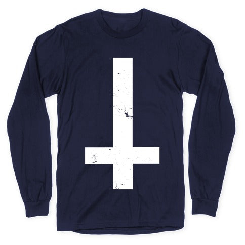 Upside Down Cross Longsleeve Tee