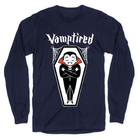 Vamptired Tired Vampire Longsleeve Tee