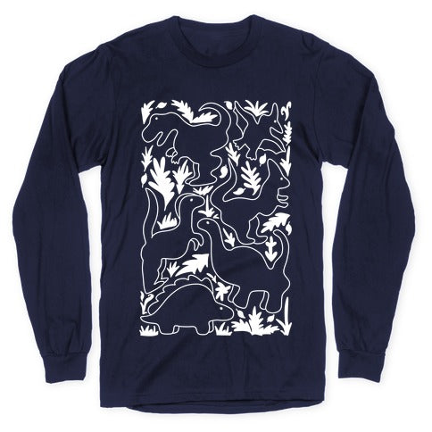 Very Poorly Drawn Dinosaurs Longsleeve Tee