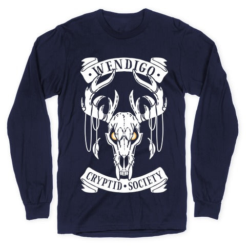 Wendigo Cryptid Society Longsleeve Tee