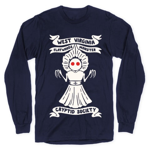 West Virginia Flatwoods Monster Cryptid Society Longsleeve Tee