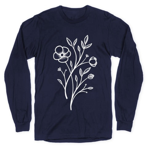 Wildflower Stippled Tattoo Longsleeve Tee