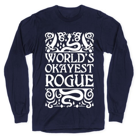 World's Okayest Rogue Longsleeve Tee
