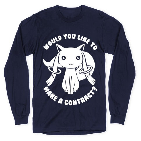 Would You Like To Make A Contract? Longsleeve Tee