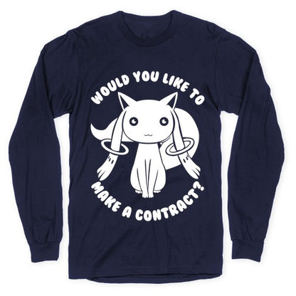 Would You Like To Make A Contract? Longsleeve Tee