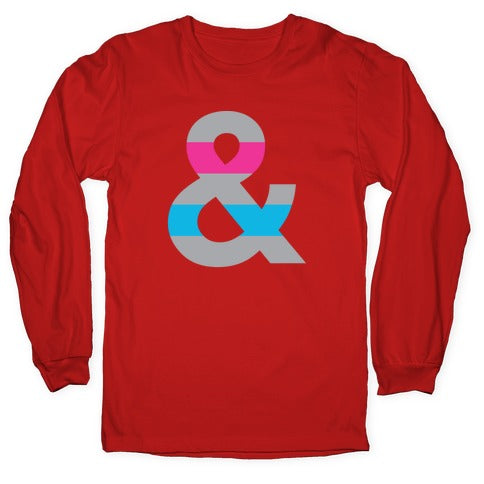Androgynous Ampersand Longsleeve Tee