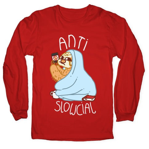 Anti Slowcial Longsleeve Tee