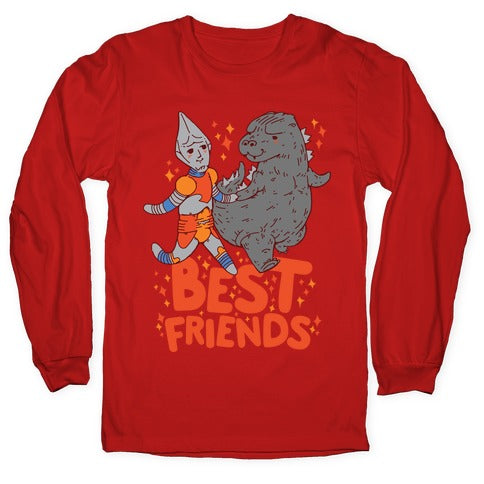 Best Friends Jet Jaguar & Godzilla Longsleeve Tee