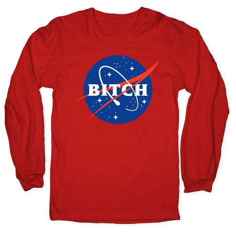 Bitch Space Program Logo Longsleeve Tee