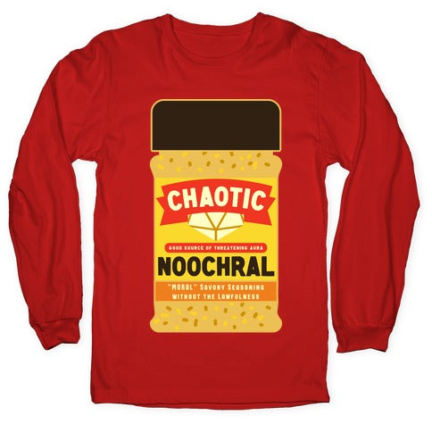 Chaotic Noochral (Chaotic Neutral Nutritional Yeast) Longsleeve Tee