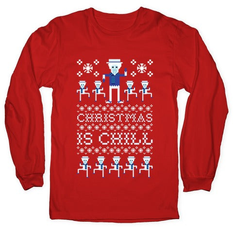 Christmas Is Chill Snow Miser Longsleeve Tee