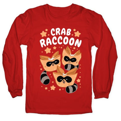 Crab Raccoon Longsleeve Tee