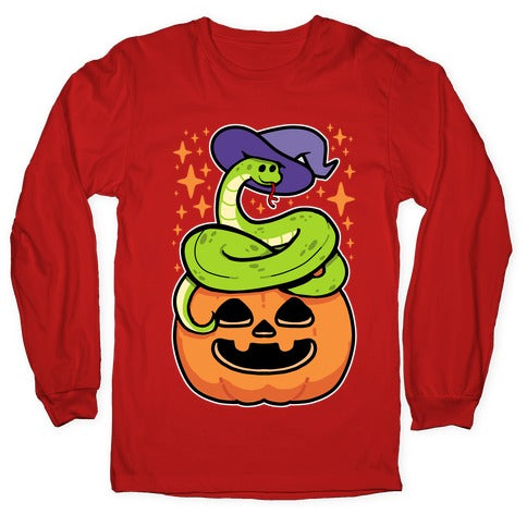 Cute Halloween Snake Longsleeve Tee
