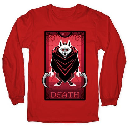 Death Wolf Tarot Longsleeve Tee
