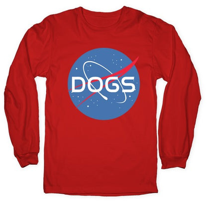 Dogs Nasa Parody Longsleeve Tee