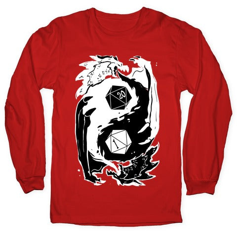 Dungeons and Dragons Yin Yang Longsleeve Tee