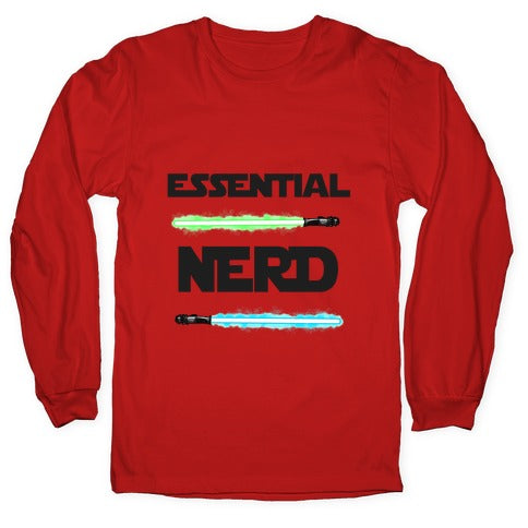 Essential Nerd Star Wars Parody Lightsaber Longsleeve Tee