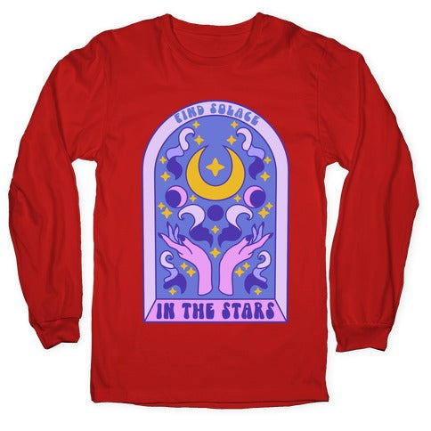Find Solace In The Stars Longsleeve Tee