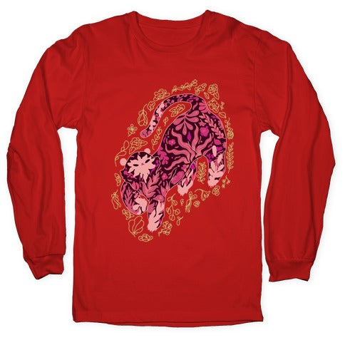 Floral Tiger  Longsleeve Tee