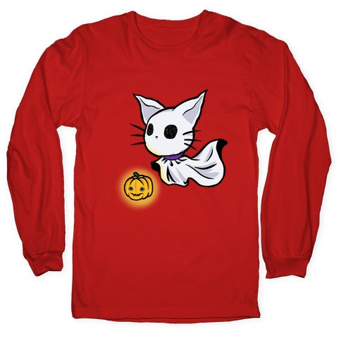 Ghost Cat Longsleeve Tee