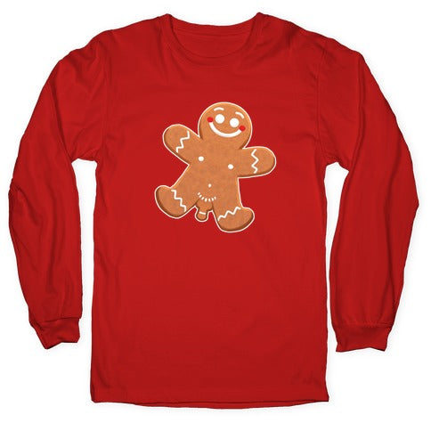 Ginger Bread Nudist Male Longsleeve Tee